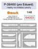 Omask 64003 P-39/P-400 masks for control surfaces (for Eduard) 1/48